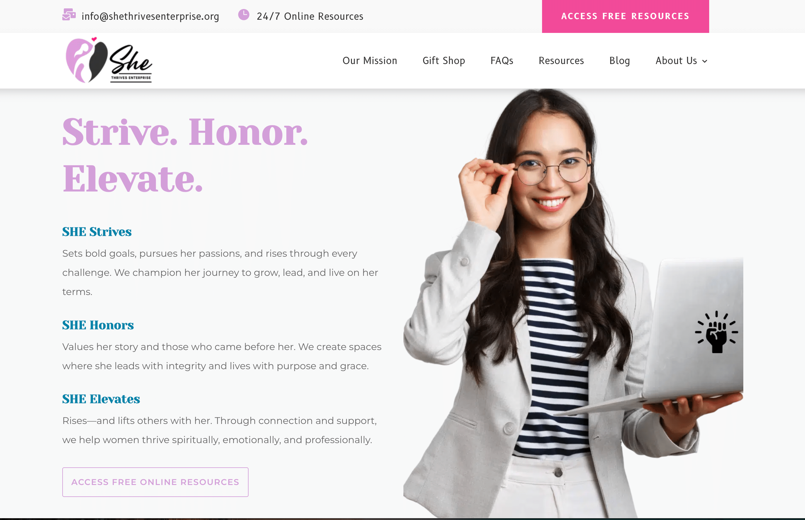 Free Resource Hub for Women & Girls