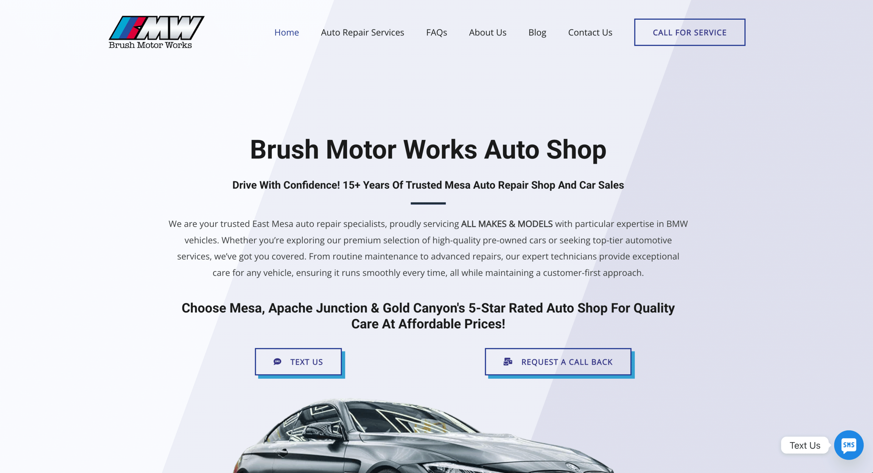 Brush Motor Works is a 5-star rated independent auto repair shop in East Mesa